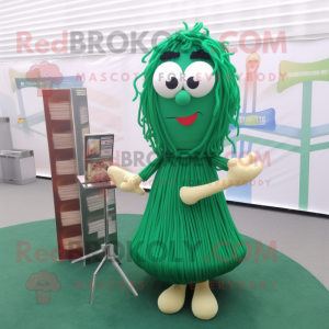 Groene Spaghetti mascotte...