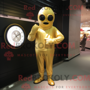 Personagem de máscara de um...