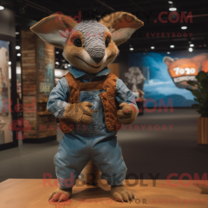 Mascottefiguur van een...
