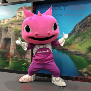 Maskot karakter af en...