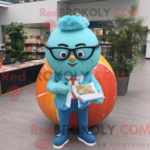 Mascottefiguur van een...