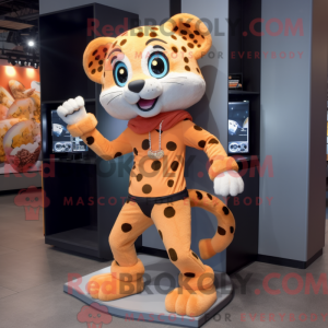 Mascot character of a Peach...