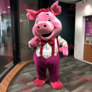 Mascottefiguur van een...