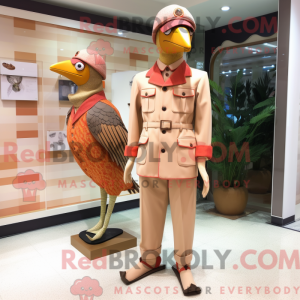 Mascottefiguur van een...