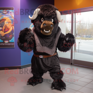 Black Bison mascotte...