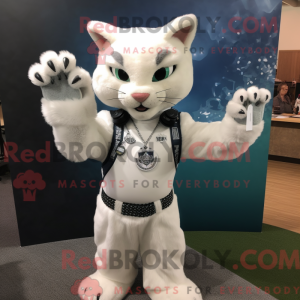 Mascot character of a White...