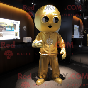 Mascot character of a Gold...