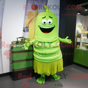Mascot character of a Lime...