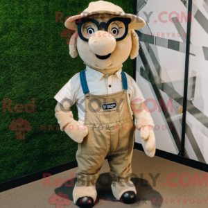 Mascottekarakter van een...