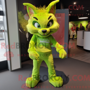 Mascot character of a Lime...
