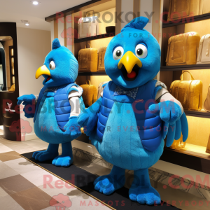Postava maskota Blue Butter...
