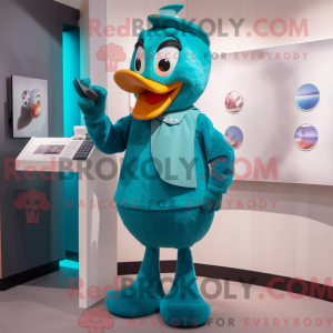 Mascot karakter van een...