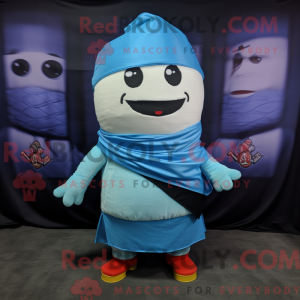 Postava maskota Sky Blue...