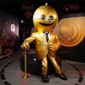 Maskottchen einer goldenen...