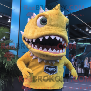 Mascot karakter van een...