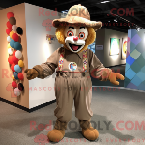 Mascottefiguur van een...