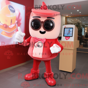 Mascot character of a Red...