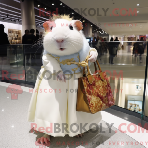 Mascot character of a White...