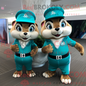 Mascot karakter van een...