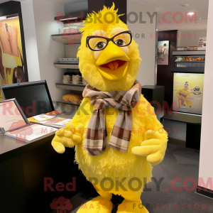 Mascot karakter van een...