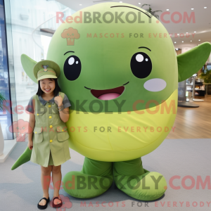 Mascot character of a Olive...