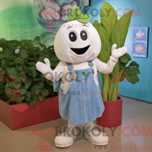Mascot character of a White...