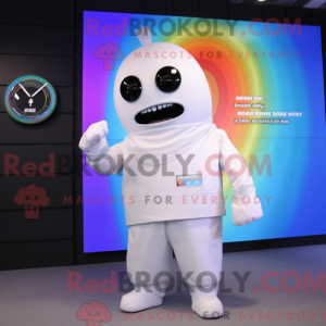 Mascot character of a White...