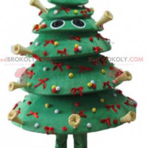 Very original and crazy decorated Christmas tree mascot -