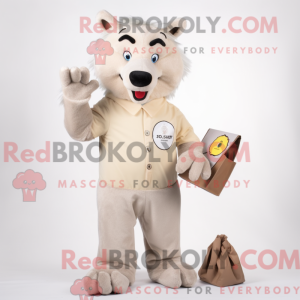 Mascot karakter van een...