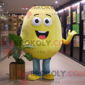 Mascot character of a Lemon...