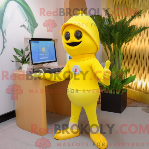 Mascot character of a Lemon...