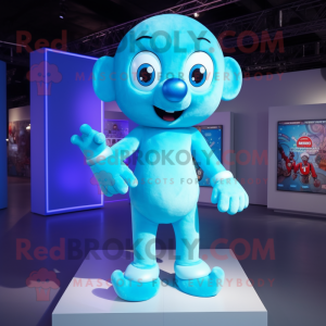 Sky Blue Pendant maskot...