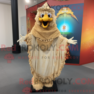 Mascot character of a Tan...