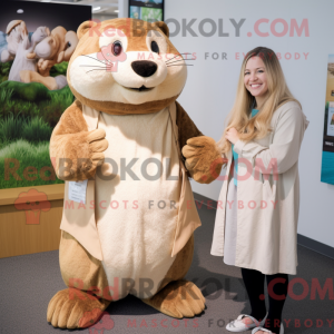 Mascot karakter van een...