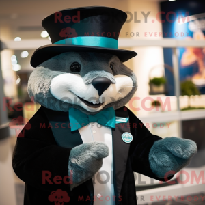 Mascot character of a Teal...