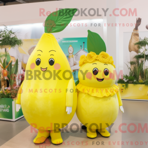 Mascot character of a Lemon...