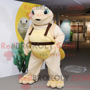 Mascottefiguur van een...