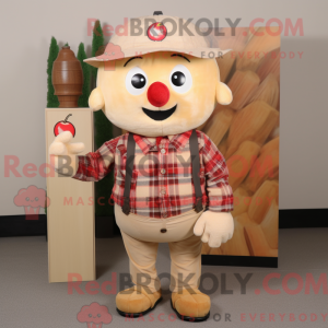 Mascottefiguur van een...