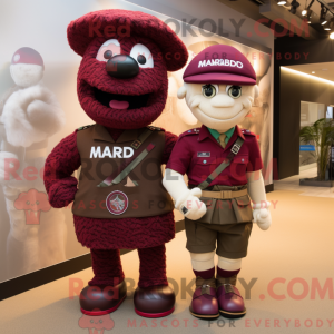 Postava maskota Maroon Para...