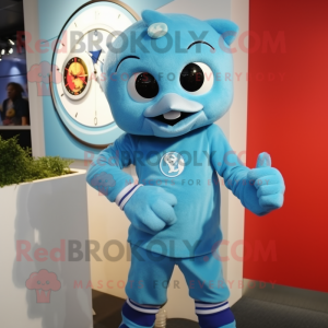 Sky Blue Armbandsur maskot...