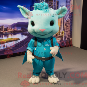 Mascot karakter van een...