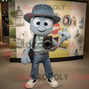 Mascot character of a Gray...
