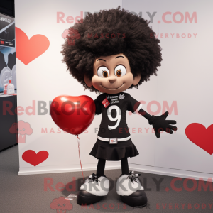 Mascot character of a Black...