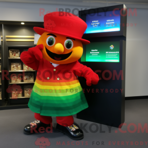 Mascottekarakter van een...
