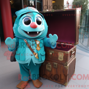 Mascottefiguur van een...