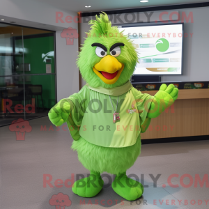 Mascot character of a Lime...