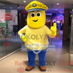 Mascot character of a Lemon...