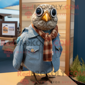 Mascottefiguur van een...