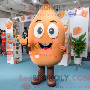 Mascot character of a Peach...