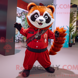 Mascot character of a Red...